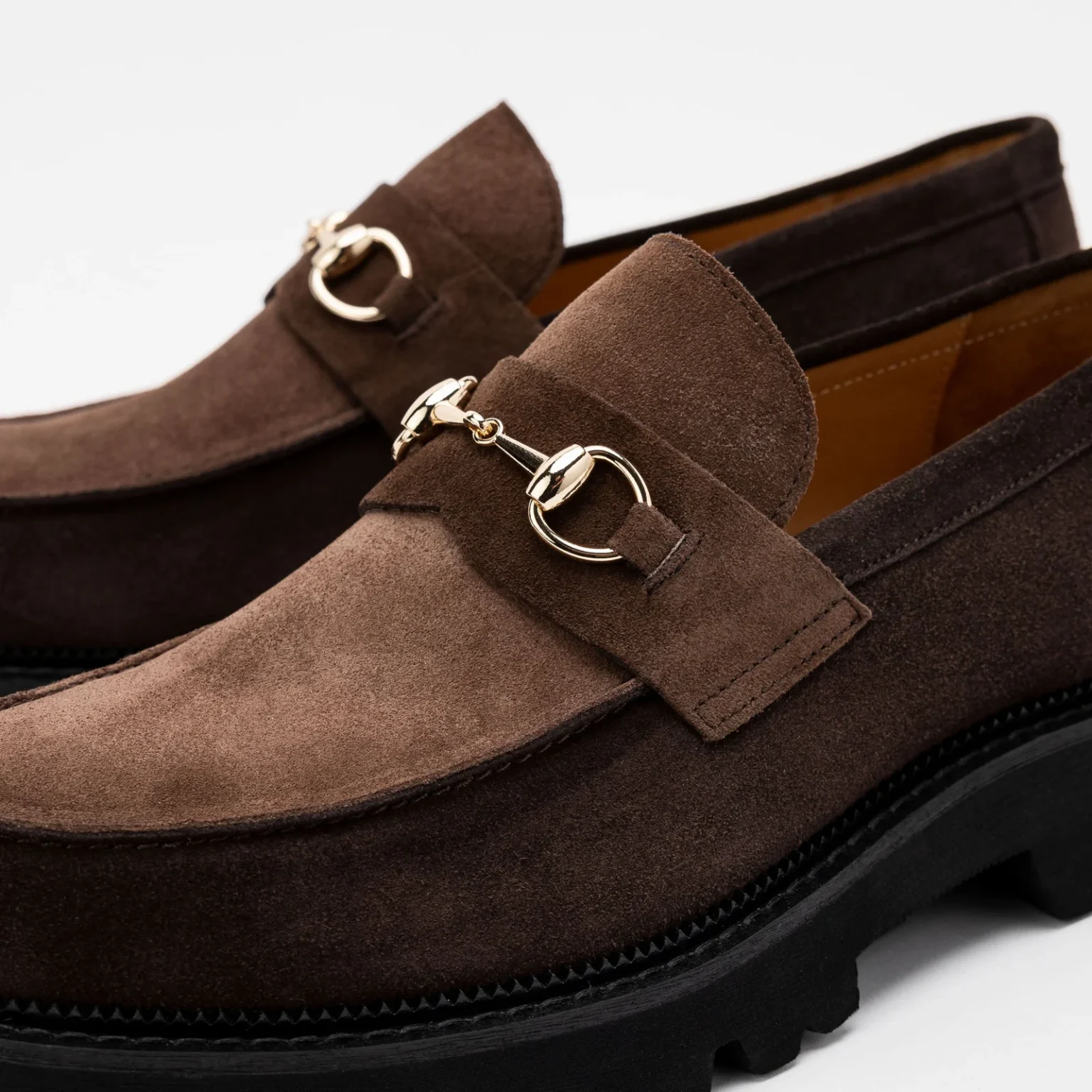 Customized Blake Triple Brown Suede Loafers - Image 4