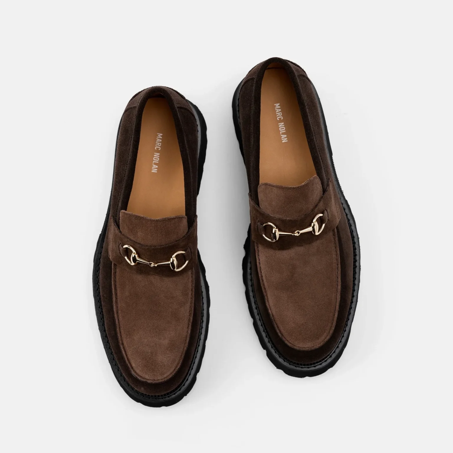 Customized Blake Triple Brown Suede Loafers - Image 2