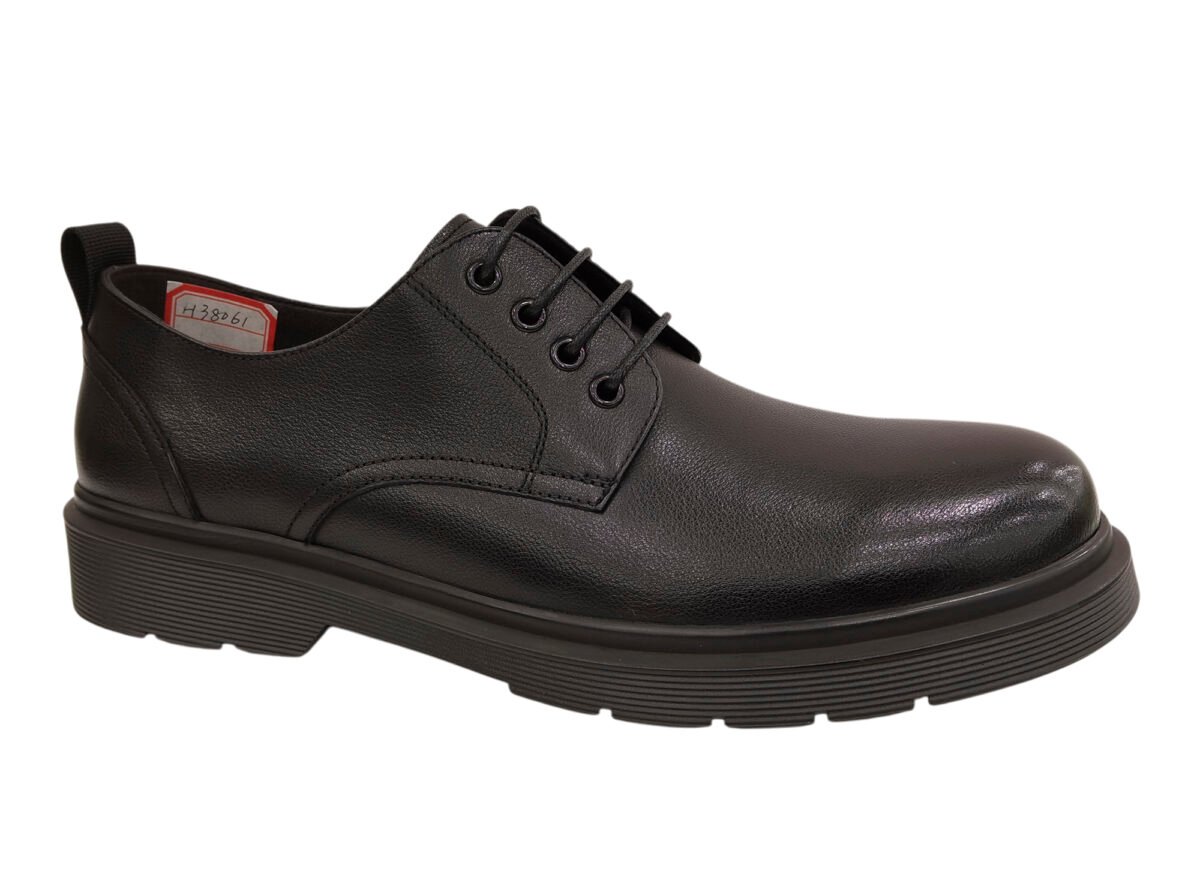 Thick Rubber Sole Leather Shoe - Image 2