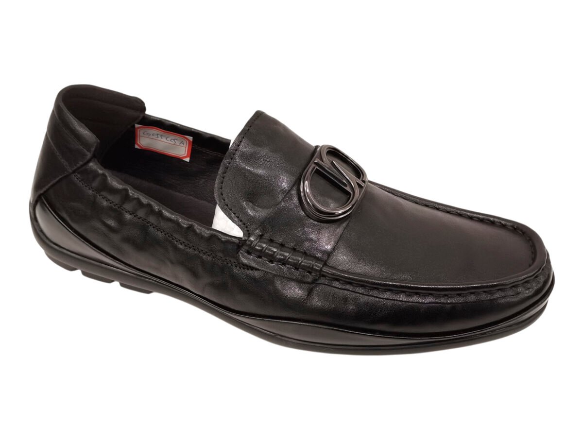 Lazy Casual Leather Loafers - Image 2