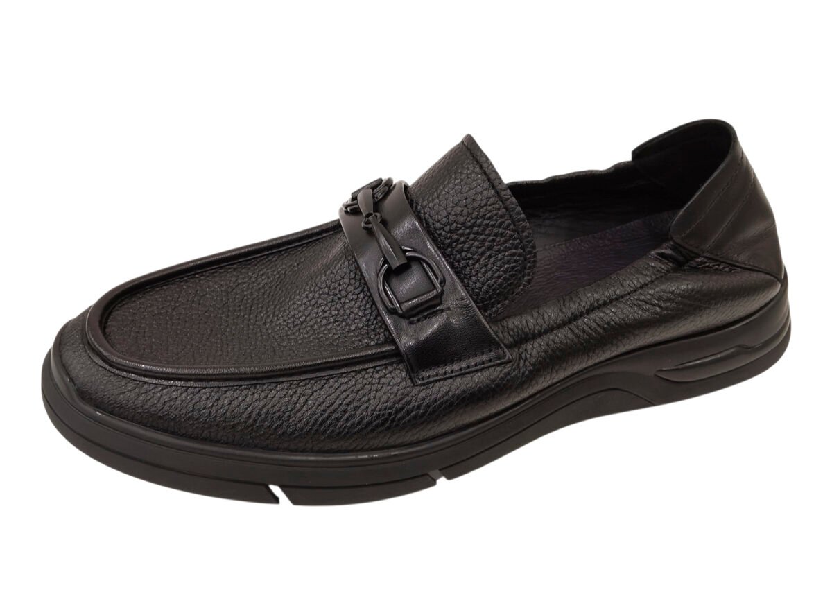 Lazy Casual Leather Loafers - Image 3