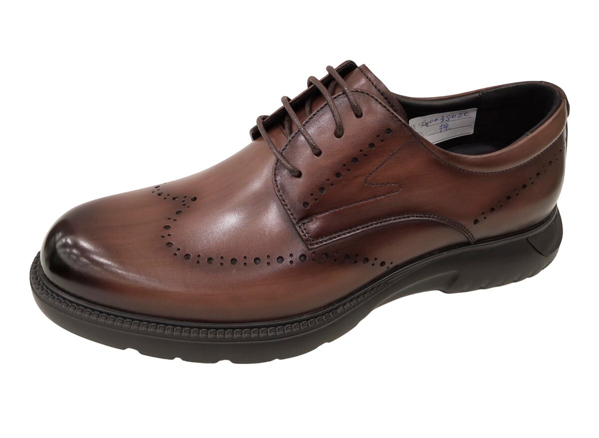 Flat Sole Workwear Leather Shoes - Image 3