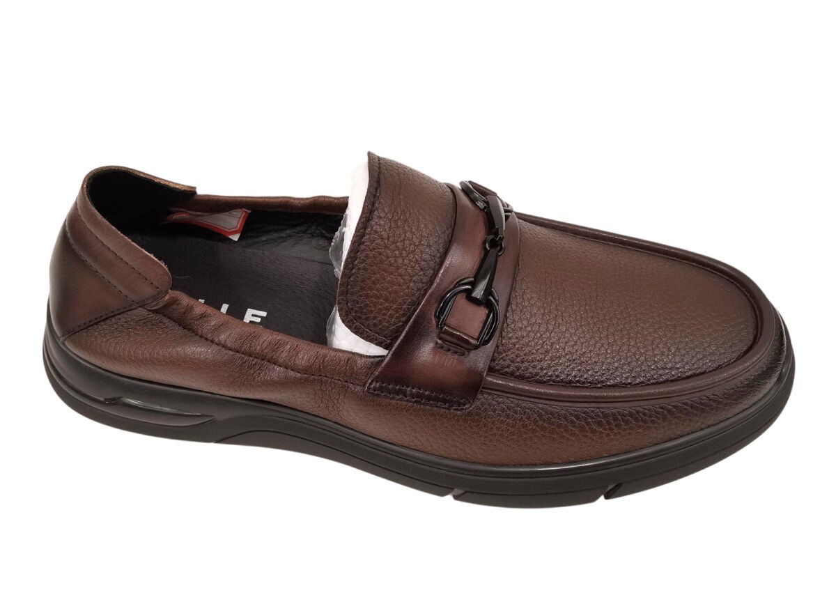 Lazy Casual Leather Loafers - Image 4