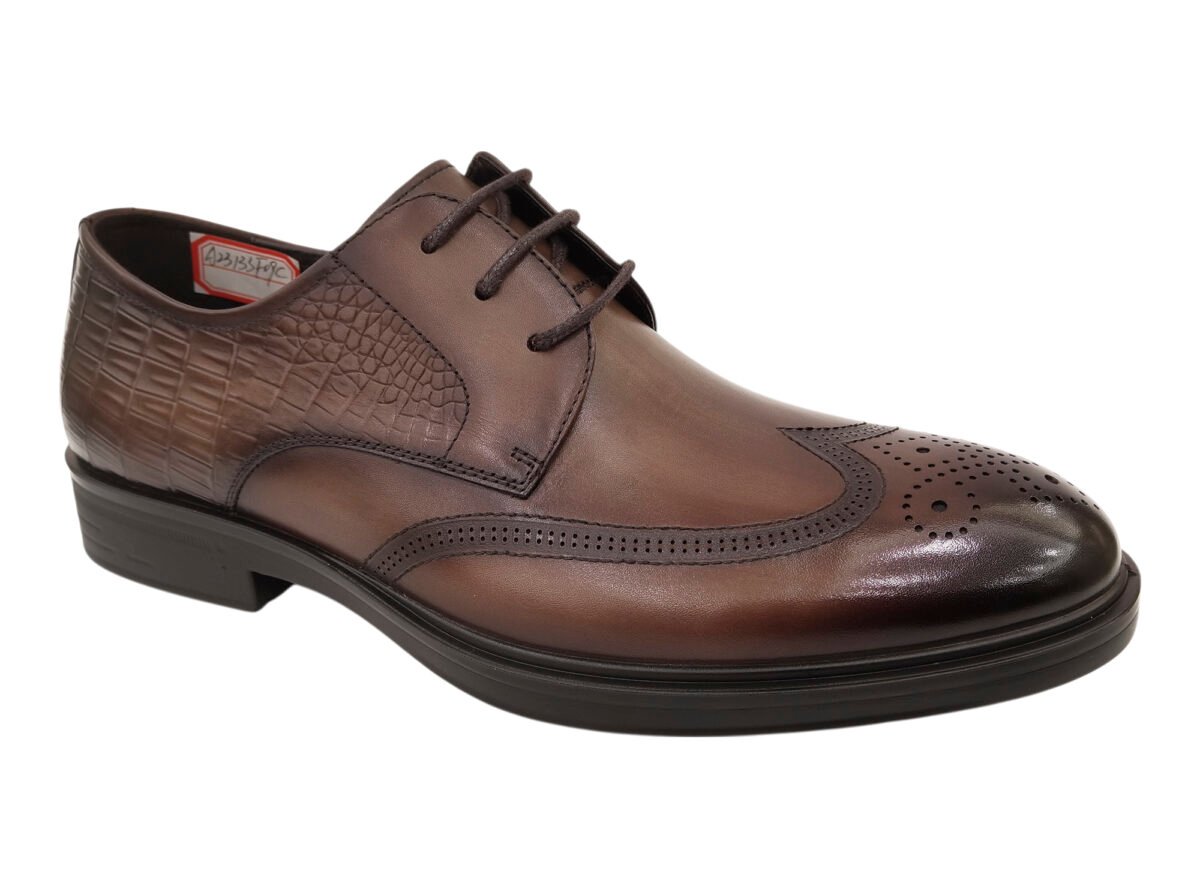 High Layered Sole Business Leather Shoes - Image 2