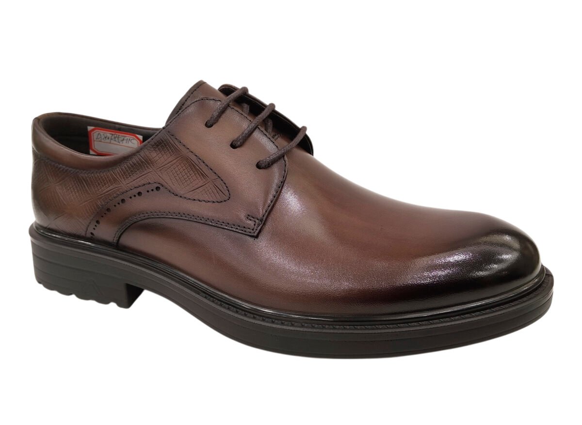 High Layered Sole Business Leather Shoes - Image 5