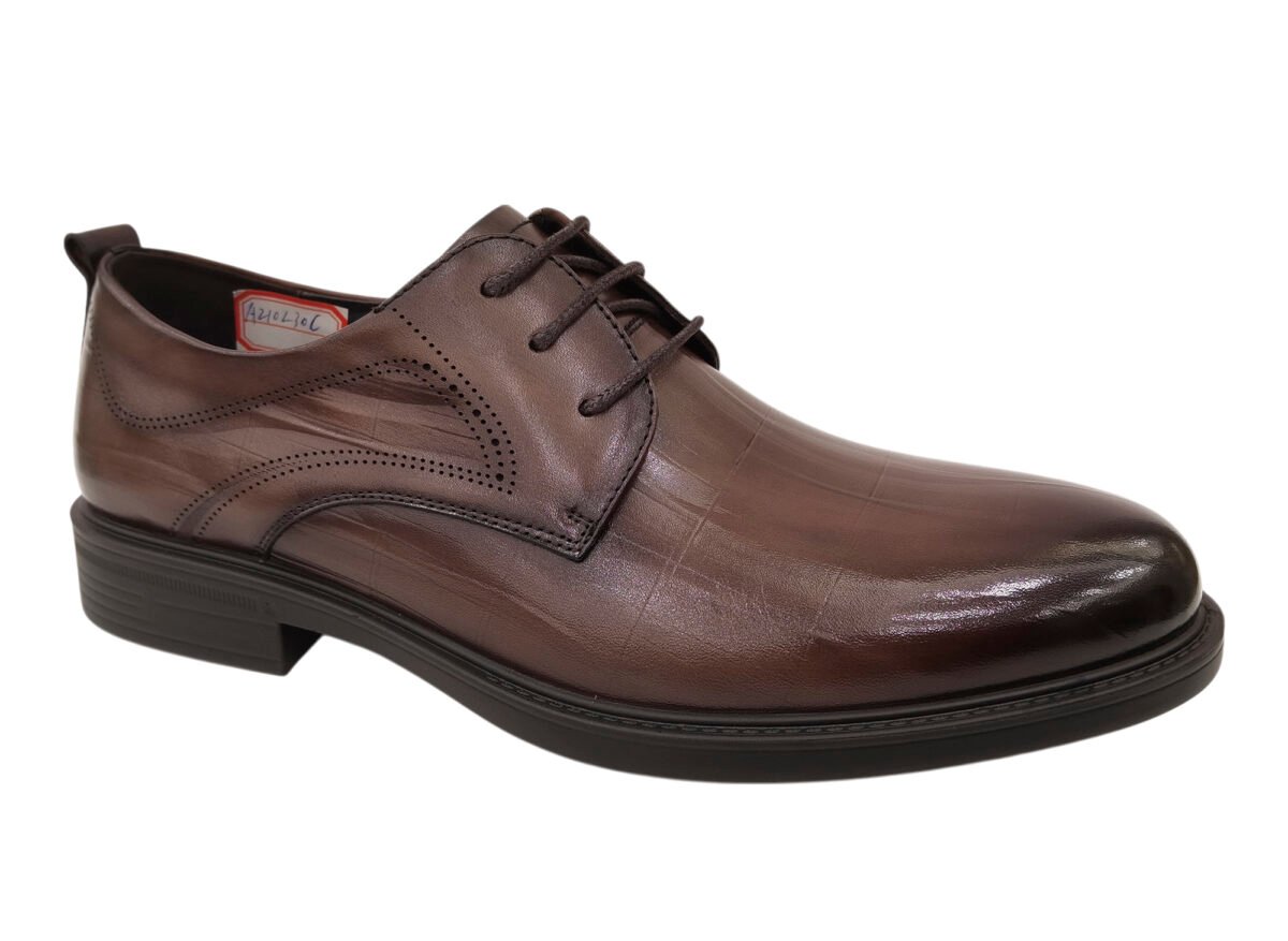 High Layered Sole Business Leather Shoes - Image 6