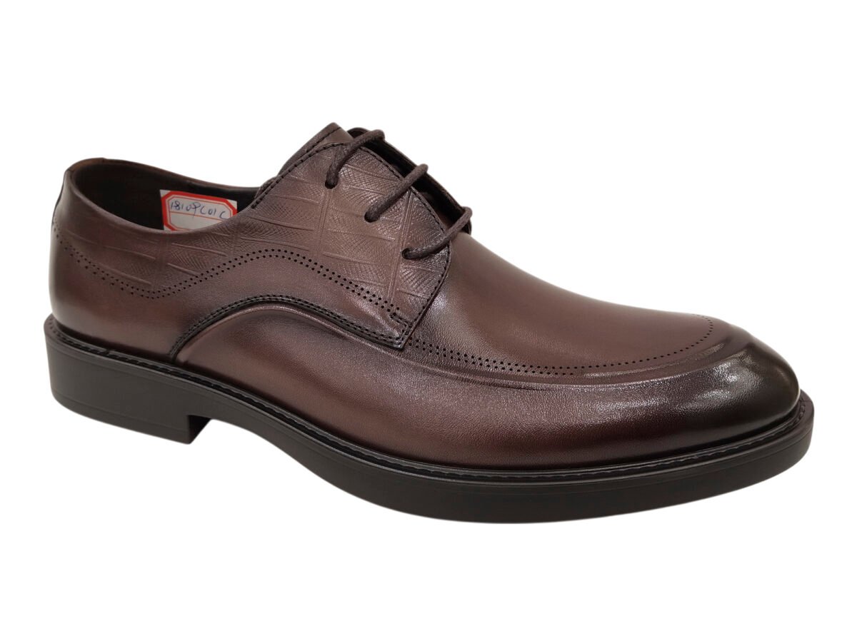 High Layered Sole Business Leather Shoes - Image 14