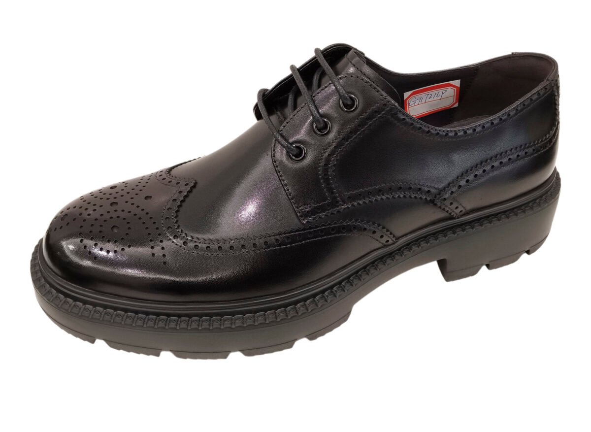 Thick Sole Work Leather Shoe - Image 3