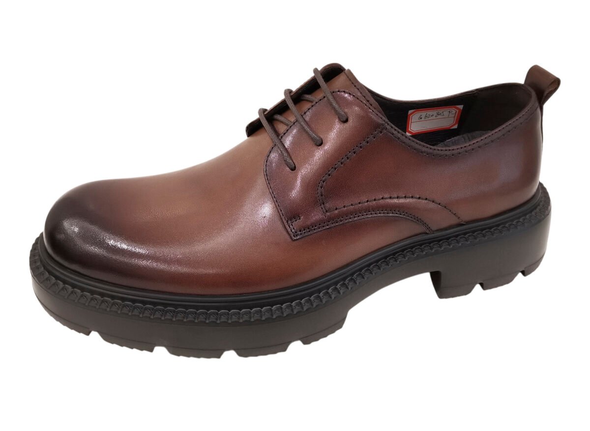 Thick Sole Work Leather Shoe - Image 5