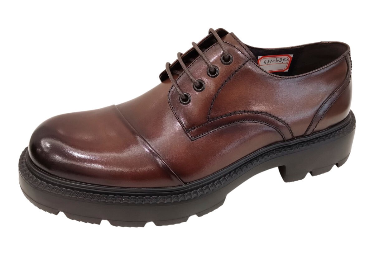 Thick Sole Work Leather Shoe - Image 7