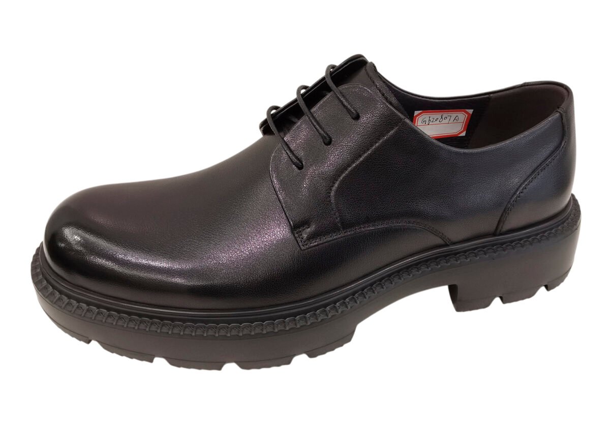 Thick Sole Work Leather Shoe - Image 9