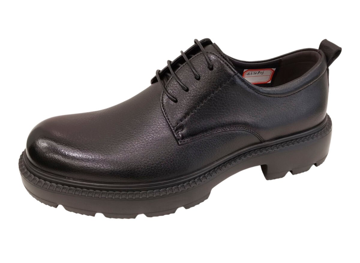 Thick Sole Work Leather Shoe - Image 11