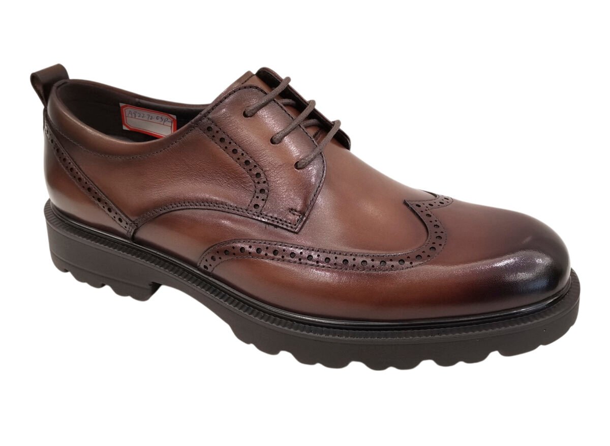 Stylish Thick Sole Dress Leather Shoe - Image 3