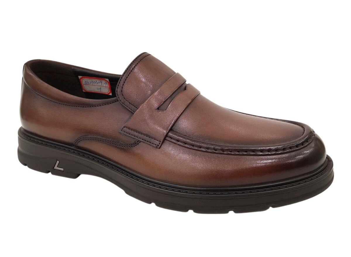 Men_s Casual Style Leather Shoes _ Thick Sole