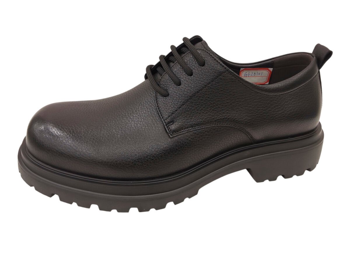 Thick Sole Work Leather Shoe - Image 12