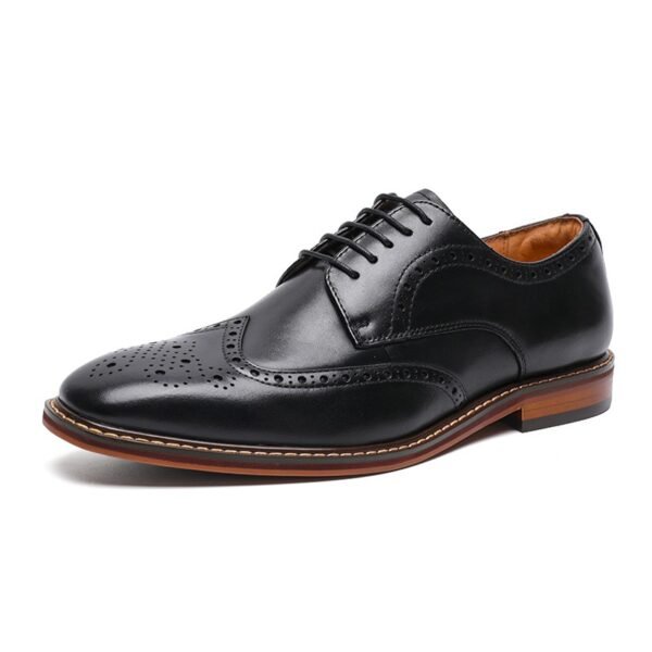 English Derby Style, Handmade High Quality Leather Shoe - Image 2