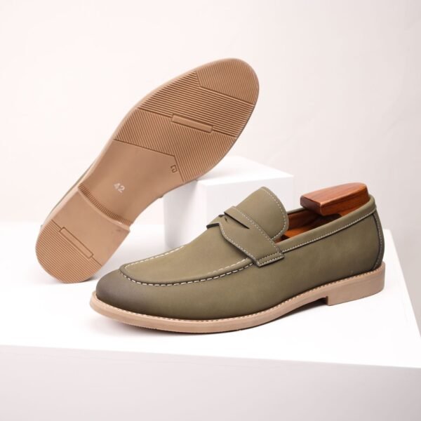 Suede Leather Loafers - Image 7