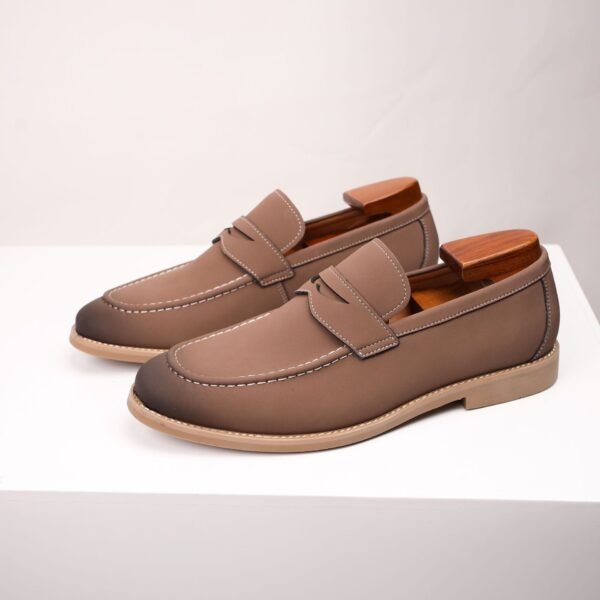 Suede Leather Loafers - Image 5