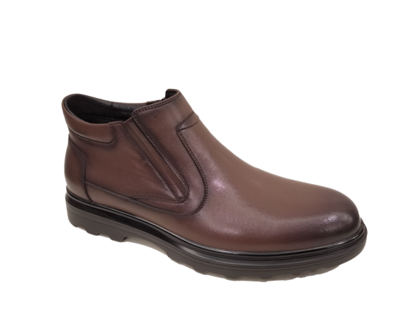 Cowhide Thick Sole Leather Boots