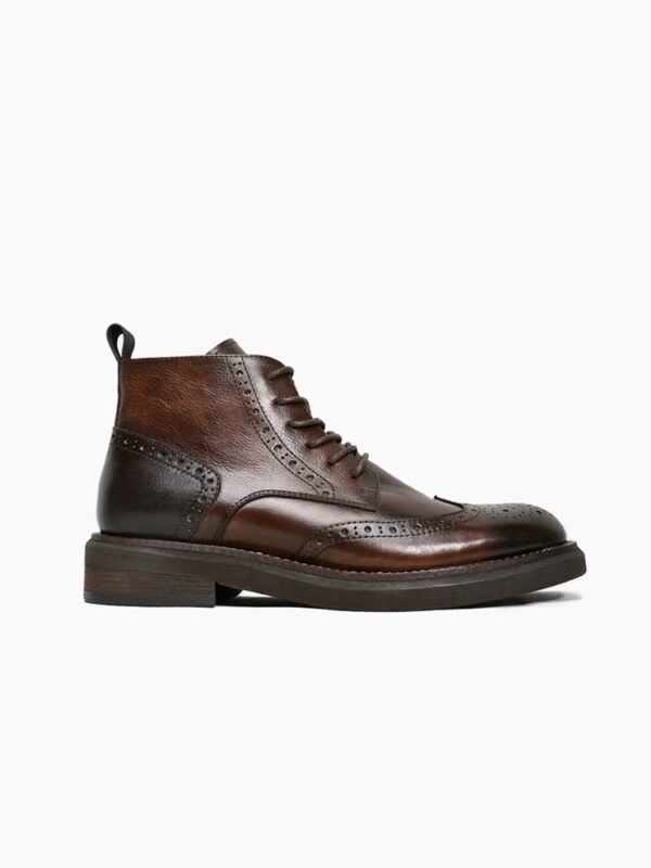 British Style Casual Leather Boots - Image 3